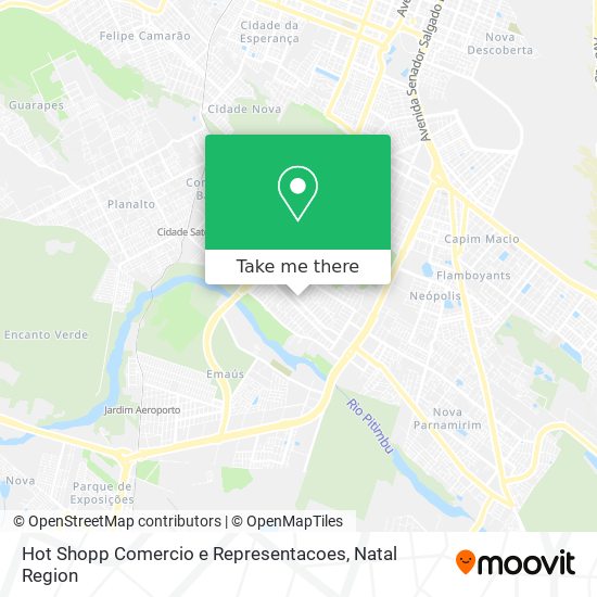 Hot Shopp Comercio e Representacoes map