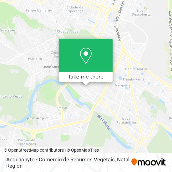 Mapa Acquaphyto - Comercio de Recursos Vegetais