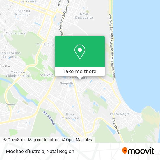 Mochao d'Estrela map