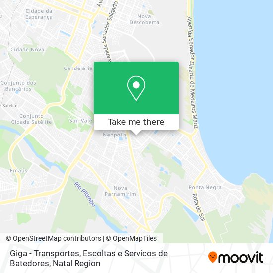 Giga - Transportes, Escoltas e Servicos de Batedores map