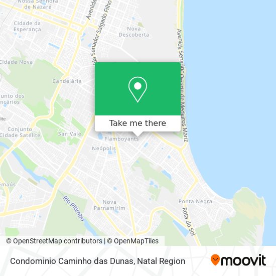 Mapa Condominio Caminho das Dunas