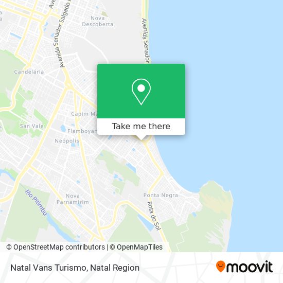 Natal Vans Turismo map