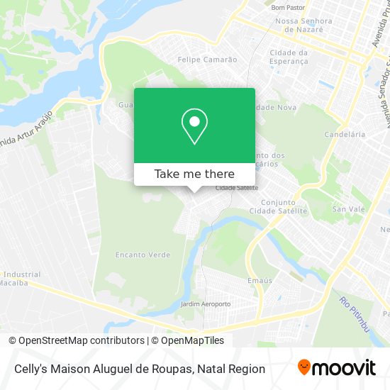 Celly's Maison Aluguel de Roupas map