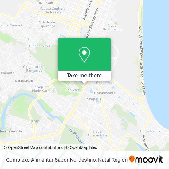 Complexo Alimentar Sabor Nordestino map