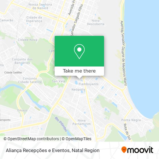 Aliança Recepções e Eventos map