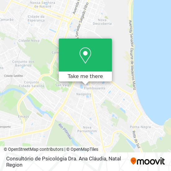 Consultório de Psicológia Dra. Ana Cláudia map