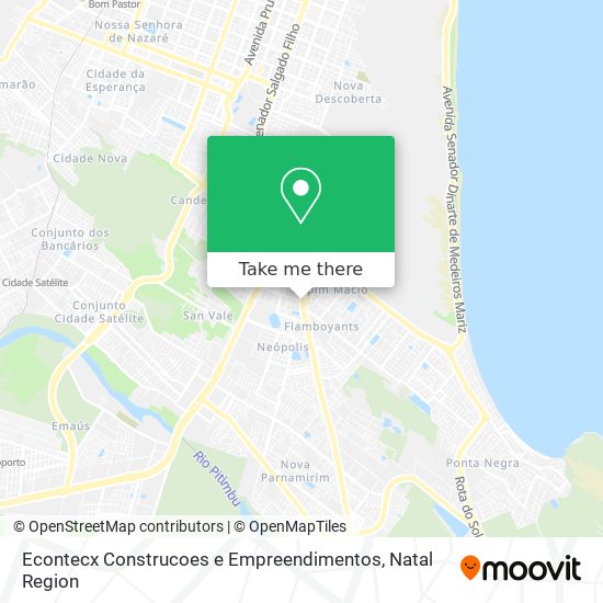 Mapa Econtecx Construcoes e Empreendimentos