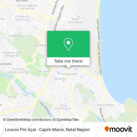 Loucos Por Açaí - Capim Macio map