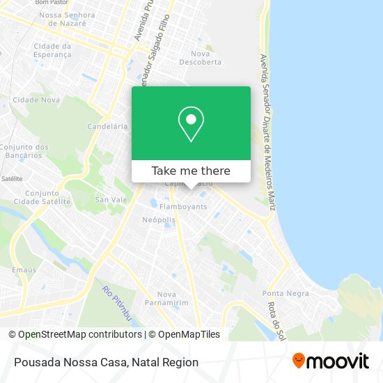 Pousada Nossa Casa map