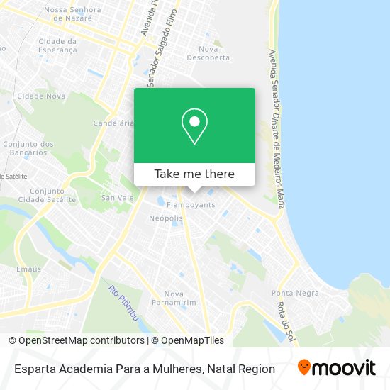 Mapa Esparta Academia Para a Mulheres