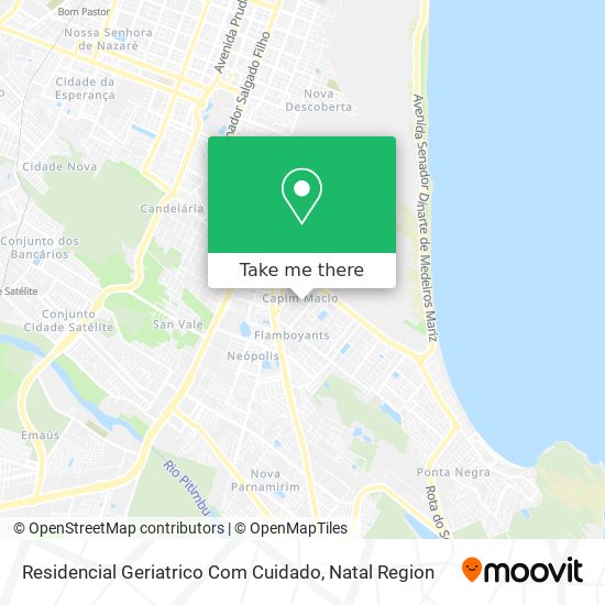 Residencial Geriatrico Com Cuidado map