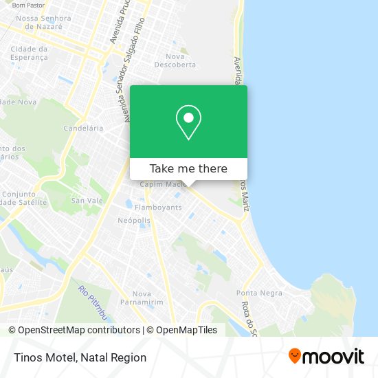 Tinos Motel map