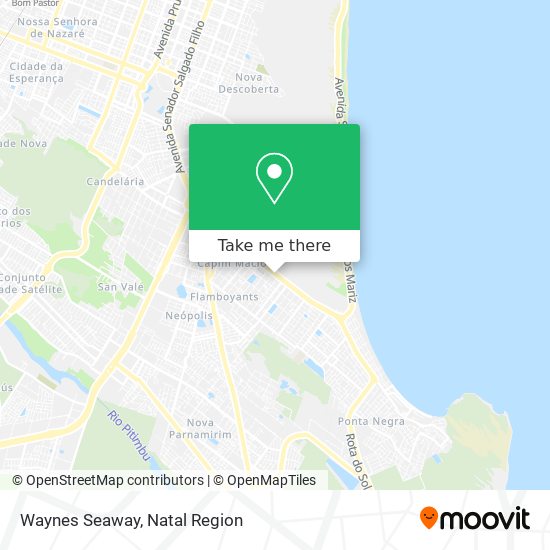 Mapa Waynes Seaway