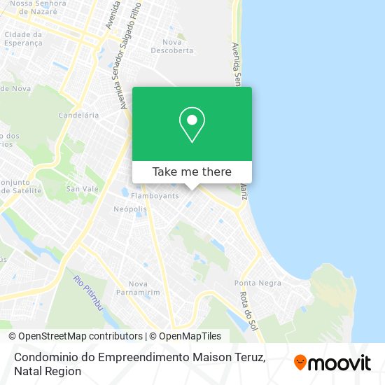 Condominio do Empreendimento Maison Teruz map