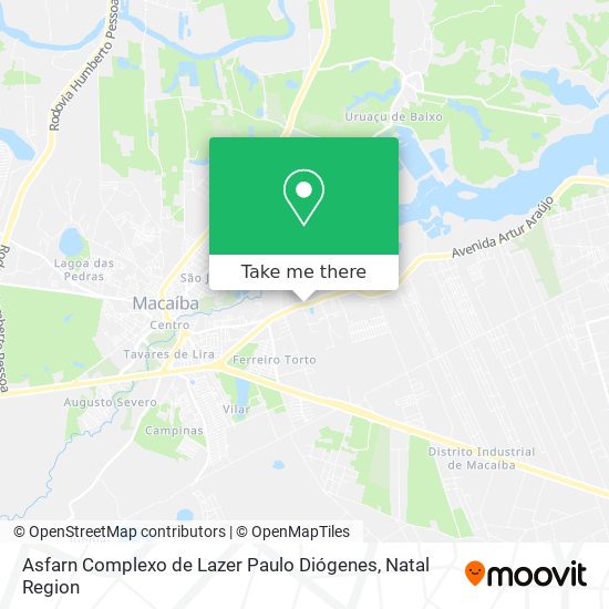 Asfarn Complexo de Lazer Paulo Diógenes map