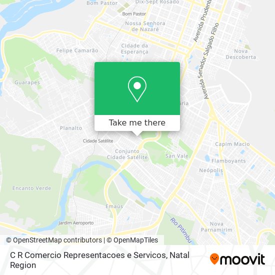 C R Comercio Representacoes e Servicos map