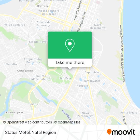 Status Motel map