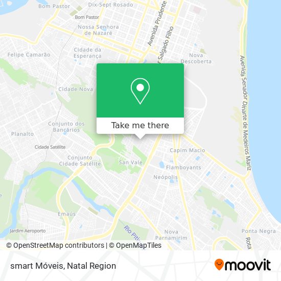 smart Móveis map