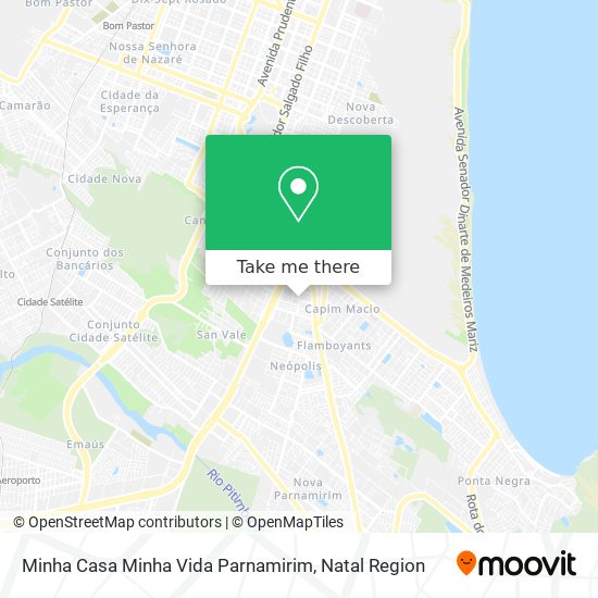 Minha Casa Minha Vida Parnamirim map