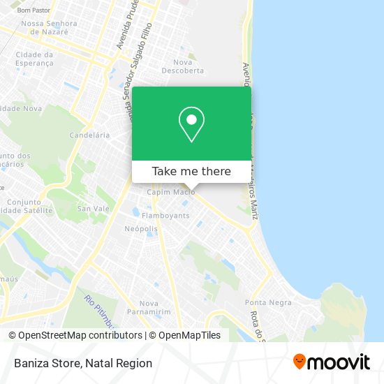 Baniza Store map