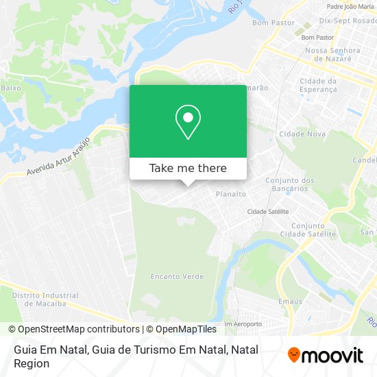 Guia Em Natal, Guia de Turismo Em Natal map