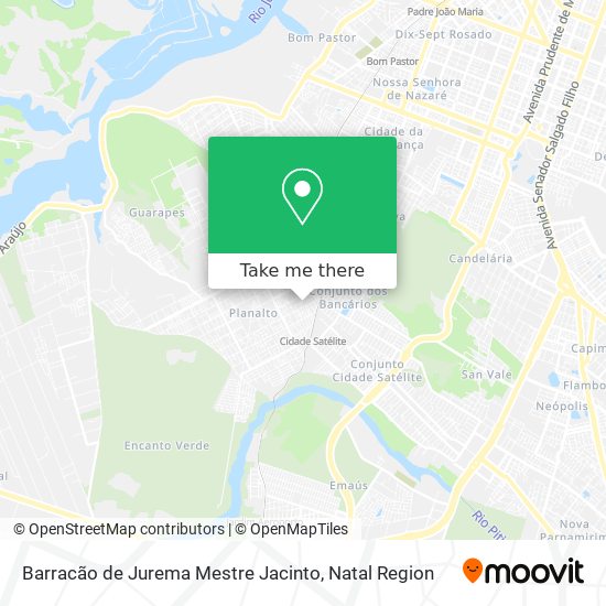 Barracão de Jurema Mestre Jacinto map