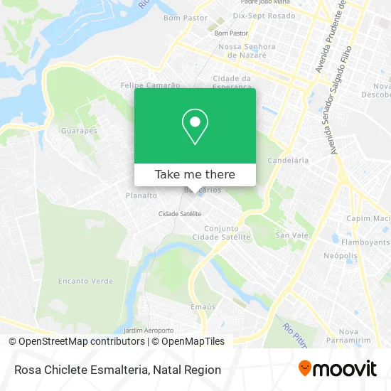 Rosa Chiclete Esmalteria map