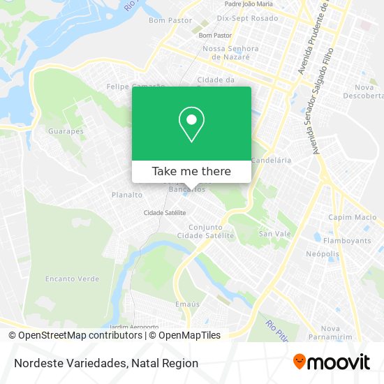 Nordeste Variedades map