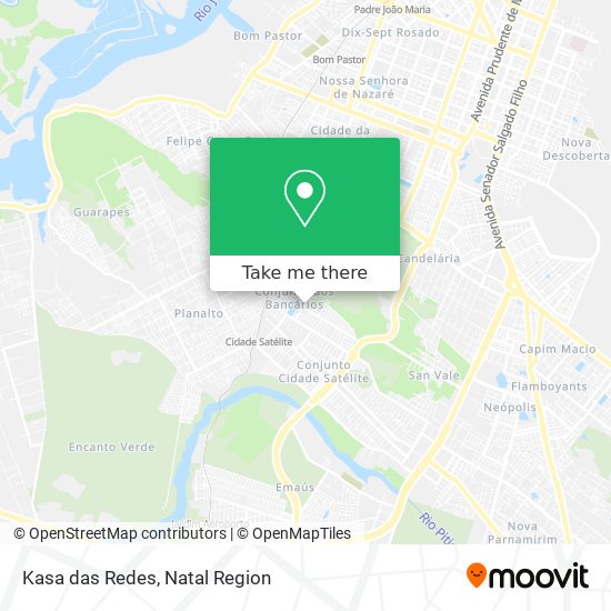 Kasa das Redes map