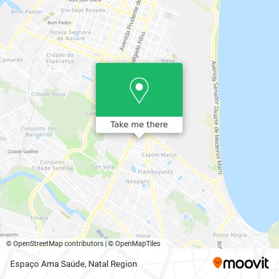 Espaço Ama Saúde map
