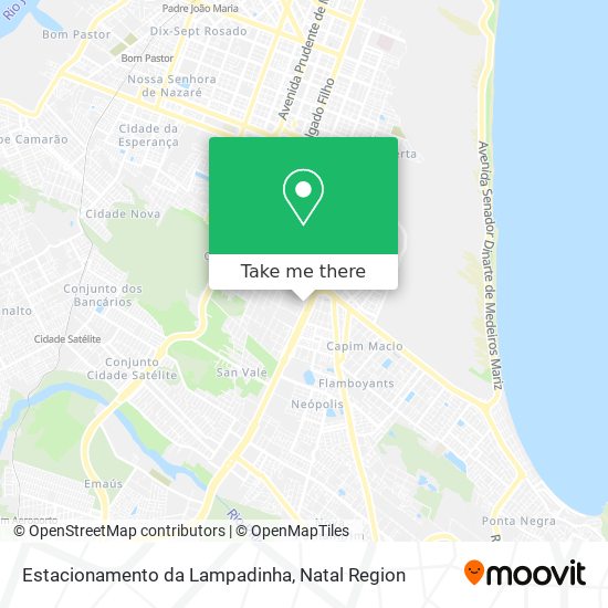 Mapa Estacionamento da Lampadinha