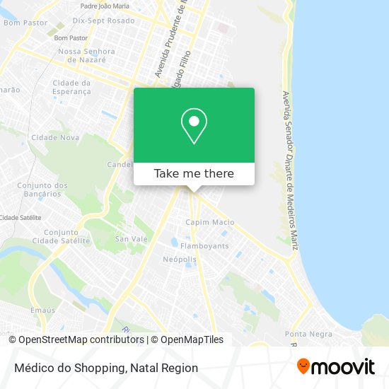 Médico do Shopping map