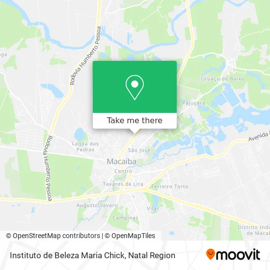 Instituto de Beleza Maria Chick map