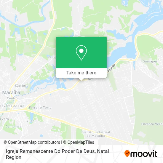 Igreja Remanescente Do Poder De Deus map