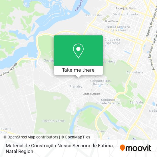Material de Construção Nossa Senhora de Fátima map