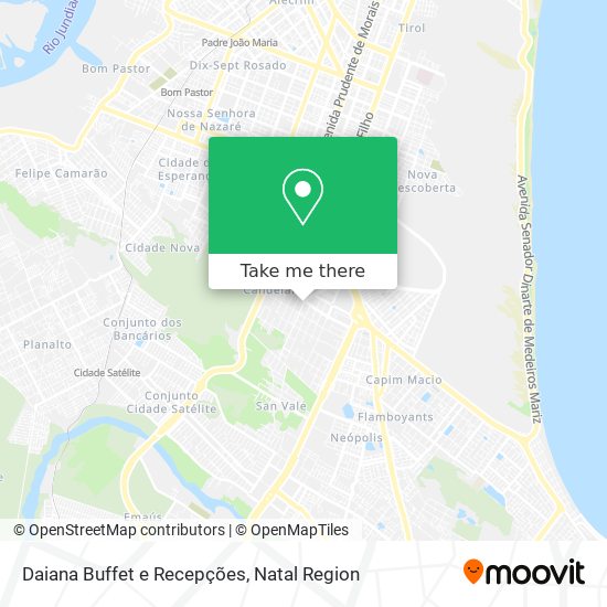 Mapa Daiana Buffet e Recepções