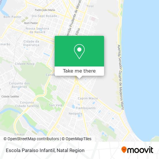 Mapa Escola Paraíso Infantil