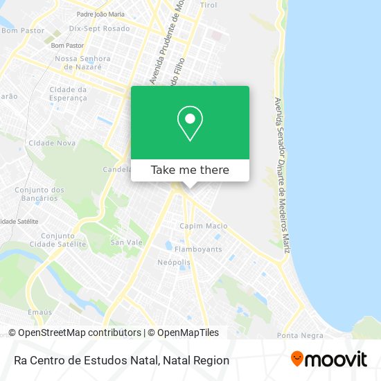 Ra Centro de Estudos Natal map
