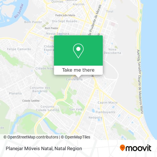 Planejar Móveis Natal map