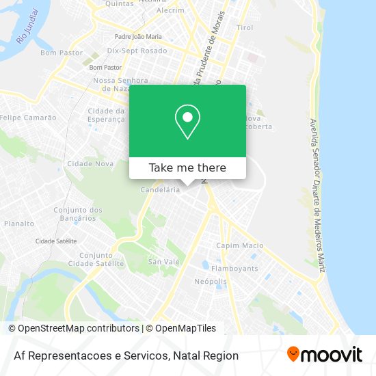 Mapa Af Representacoes e Servicos