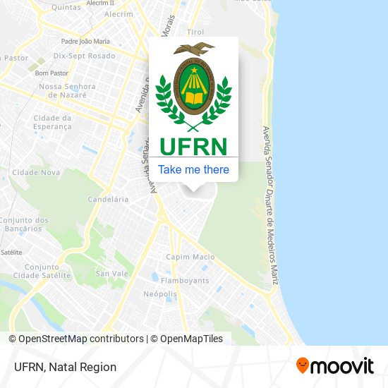 UFRN map