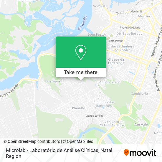 Microlab - Laboratório de Análise Clínicas map