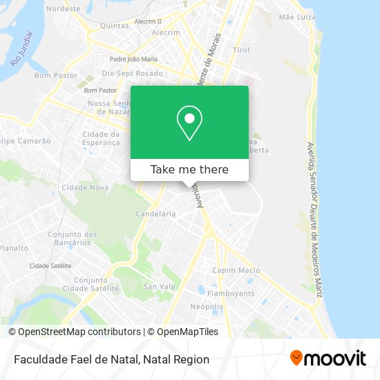 Faculdade Fael de Natal map