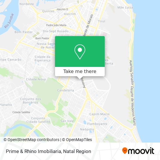 Mapa Prime & Rhino Imobiliaria