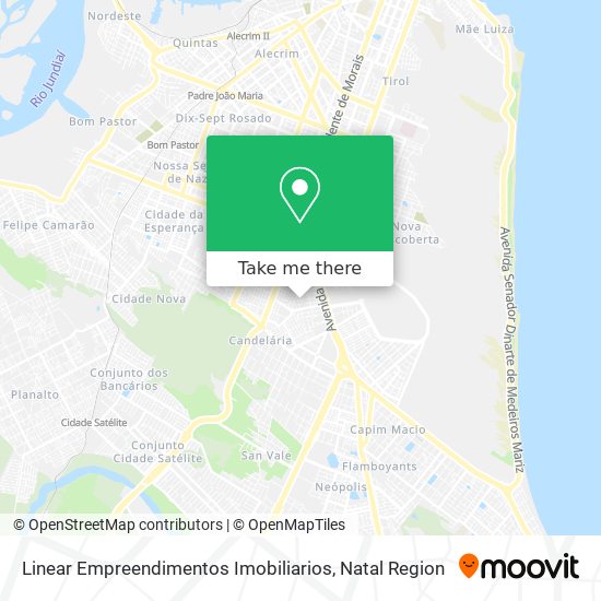 Mapa Linear Empreendimentos Imobiliarios