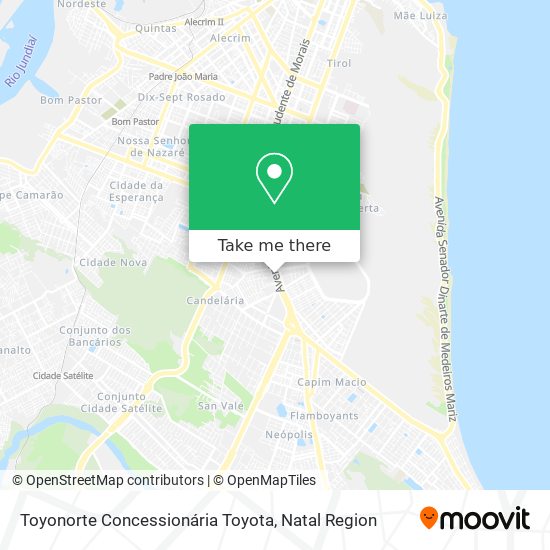 Toyonorte Concessionária Toyota map