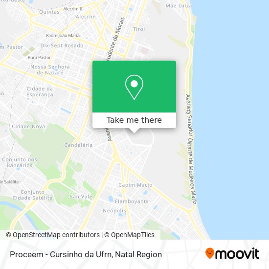 Proceem - Cursinho da Ufrn map