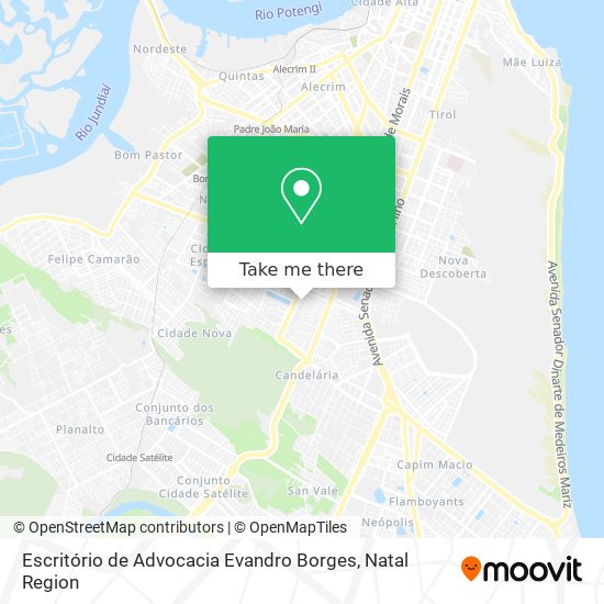 Mapa Escritório de Advocacia Evandro Borges