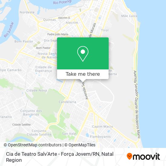 Cia de Teatro Salv'Arte - Força Jovem / RN map