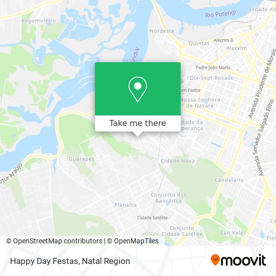 Happy Day Festas map